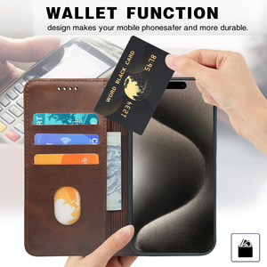 Étui Portefeuille en Cuir à Rabat Mieux Classé pour Tecno Camon 40 Pro, Housse de Téléphone Antichoc - Product Image 4