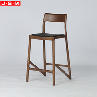 Moderner Luxus-Eschenholzrahmen Küchen-Thekenhocker Hoher Barhocker Holz-Barhocker Küchen-Theken-Barstühle