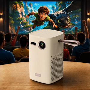 Proyector DLP Portátil BYINTEK Magic 1 Android 9, 1080P, 200 Lúmenes, 4 Horas de Batería, Altavoces Integrados, para Exteriores y Camping - Product Image 1