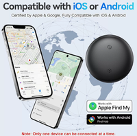 Google Find My Device, traceur GPS Android, étiquette en plastique étanche, anti-perte, localisateur intelligent pour portefeuille, clés, cartes, vélos, bagages