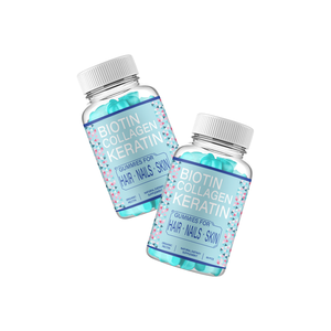 Lifeworth superventas gomitas de biotina para adultos colágeno queratina pelo piel uñas soporte vitaminas - Product Image 1