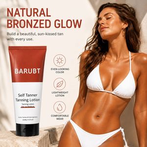 Lotion auto-bronzante pour le corps, Crème <span class=keywords><strong>hydratante</strong></span> auto-bronzante, Soutien à l'éclat naturel, Dropshipping - Product Image 3