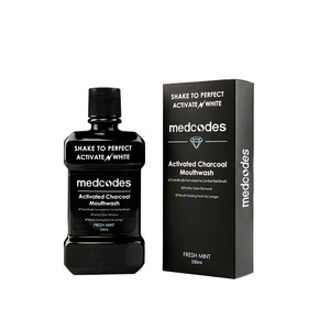 Enjuague Bucal de Carbón de Bambú Medical Codes 250 ml, Desodorante y Limpiador Suave para Adultos - Product Image 2