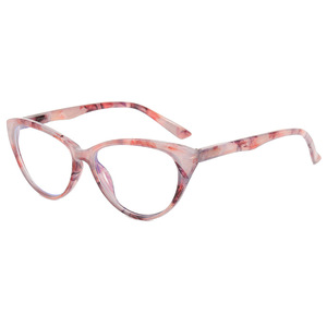 Xsy Cat Eye Eyeglass Frames 54mm Anti Blue Light Unisex Full Frame <b>PC</b> Lens Computer Glasses - Product Image 2