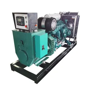 Generator diesel tiga fase murah, set generator diesel tipe terbuka, pendingin air, generator diesel 150 kw
