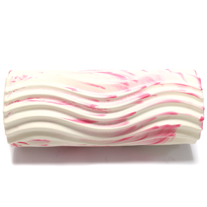 Rouleau de massage en mousse EVA texturée ondulée de couleur personnalisée, à grille souple, pour le yoga et la relaxation musculaire - Product Image 2
