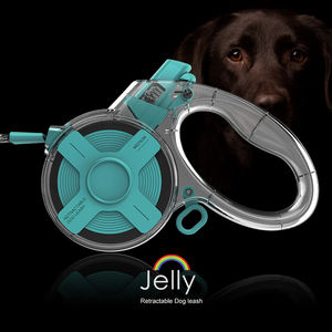 Correa retráctil corta duradera para perro, Correa antideslizante de silicona para correr con función sin enredos para perros y gatos - Product Image 2