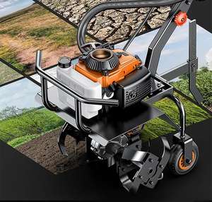 صغيرة محمولة لحديقة المنزل ، مناورة سهلة لزراعة التربة والخضراوات - Product Image 4