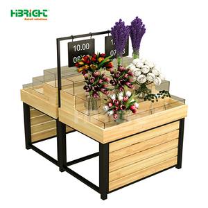 Nouveau design moderne de luxe robuste multicouche supermarché présentoir légumes fruits rack avec pare-chocs - Product Image 2