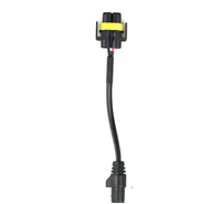 Nouvel adaptateur de prise de câblage pour phare de voiture H11, connecteurs pour feux de brouillard LED L1B, étanche IP68, ajustement universel