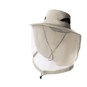 Ngoài trời mùa hè Mũ câu cá UPF50 + Lưới xô Sun <span class=keywords><strong>hat</strong></span> cho đi bộ đường dài làm vườn Boonie & muỗi đầu Net người đàn ông của Du Lịch hàng ngày cap - Product Image 4