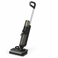 Aspirateur sans fil léger pour l'entretien des sols de toute la maison, avec 30 minutes d'autonomie, double réservoir d'eau, pour marbre, carrelage, bois