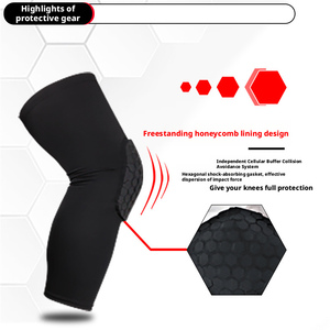Rodilleras elásticas de soporte para articulaciones, para baloncesto y voleibol, con protección de espuma para la rótula - Product Image 3