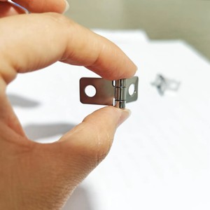 Bản lề-nhỏ 3/4 inch Đồng thu nhỏ bản lề nhỏ goofs da nhỏ với móng tay - Product Image 4