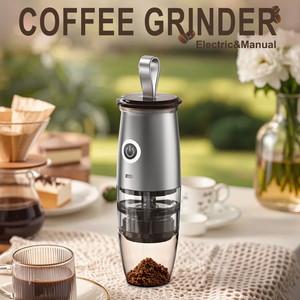 Moulin à café électrique miniature réglable à 5 vitesses, machine à moudre le café, moulin à café à meules coniques, moulin à café électrique USB - Product Image 2