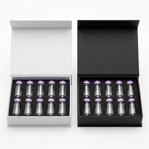 Custom Heavy-Duty Rigid Magnetic Packaging <b>Box</b> for 10 Vials Professional Laboratory Research Storage - Product Image 3