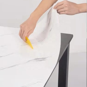 Papel pintado de marmol blanco <span class=keywords><strong>papier</strong></span> peint en marbre <span class=keywords><strong>blanc</strong></span> 45cm de large <span class=keywords><strong>papier</strong></span> peint <span class=keywords><strong>adhésif</strong></span> pvc <span class=keywords><strong>pour</strong></span> comptoir de décoration intérieure - Product Image 3