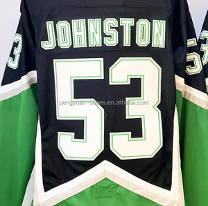Maglia da Hockey Nazionale di Dallas <span class=keywords><strong>Jake</strong></span> Oettinger Pronta per la Spedizione, Qualità Superiore, Cucita - Product Image 5
