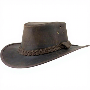 Sombreros de Vaquero Hechos a Mano con Cuero Genuino, Personalizados, Resistentes al Agua, Transpirables, Cómodos, Unisex, para Adultos, Casuales, para la Playa o Picnic - Product Image 5