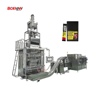 Ligne de production complète multi-voies pour l'emballage de poudres, granulés, liquides et pâtes en sachets, matériaux plastique/papier