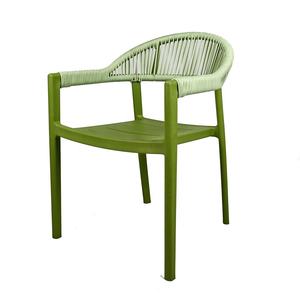 Offerta Speciale: Set Tavolo e Sedie da Esterno a Basso Prezzo, Sedie in Corda Intrecciata PE Rattan per Giardino, Sedie in Plastica per Ristorante - Product Image 6