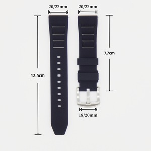 Upro Quick Release 20mm 22mm Silicone <b>Watch</b> Band for Diving <b>Watch</b> Waterproof Sport Strap Heavy Duty <b>Rubber</b> Wristband - Product Image 2