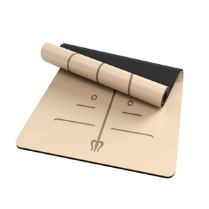 Tapis de yoga haut de gamme en caoutchouc naturel + PU, antidérapant, silencieux, épaissi, élargi, rectangulaire, 183 cm, modèle personnalisé en gros ST009 - Product Image 5