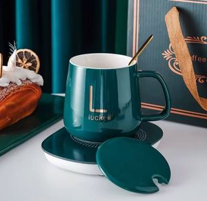 Temperature Control Smart Coffee <b>Mug</b> Heated Thermostatic Ceramic Personalized Business <b>Mug</b> Gift Set for Father's Day & <b>Easter</b> - Product Image 4