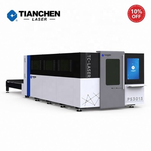 Máquina de corte por láser de acero inoxidable de 6000 kW con mesa de intercambio F Iber, tipo cerrado 3015, de 20 mm, 1500 mm x 3000 mm, metal de 10 mm - Product Image 1