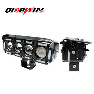 4 Eye Led Spotlight 12-60V Waterproof Off Road Motorcycle <b>Lighting</b> With Fan For Electric Vehicle - Product Image 4