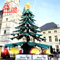 Manège Arbre de Noël pour Parc d'Attractions Thème Noël, Divertissement Familial en Plein Air, à Vendre