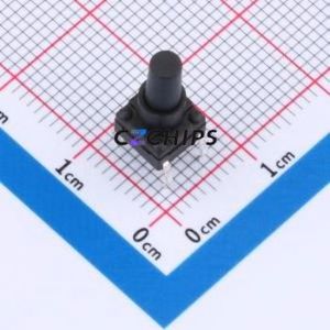 TC-FS66D-C-R Tactile Switch Through hole Component (THT)-4P,6x6mm Switch Single Pole Single Throw Round Button 2.6N Through Hole - Product Image 1