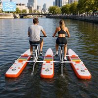 Bateau gonflable plat pour 2 personnes, vélo aquatique gonflable, cadre en aluminium, haute pression, pour parc aquatique, portable, de Chine, Lumark