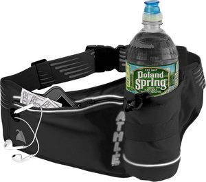 Ceinture de course avec porte-bouteille d'eau, ceintures d'hydratation pour hommes et femmes, sac banane pour la course à pied, échantillon gratuit - Product Image 1