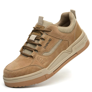 Zapatos de Trabajo Antideslizantes y Antiesmagamiento para Hombre, con Puntera de Acero, Protección Laboral, Desodorantes, Seguridad en la Construcción, Protección para los Pies - Product Image 1