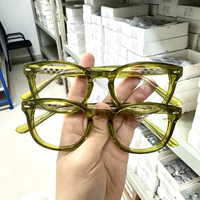 Montures de lunettes optiques carrées rétro en acétate de haute qualité 2026, unisexes, protection oculaire, livraison rapide