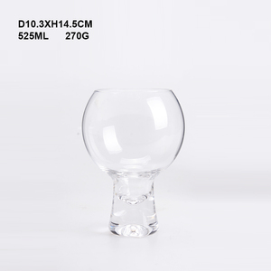 <span class=keywords><strong>Copa</strong></span> transparente soplada a mano <span class=keywords><strong>copa</strong></span> <span class=keywords><strong>de</strong></span> <span class=keywords><strong>vino</strong></span> acanalada con <span class=keywords><strong>boca</strong></span> <span class=keywords><strong>ancha</strong></span> - Product Image 2