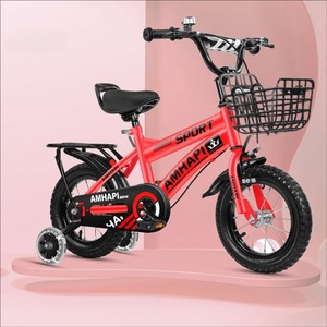 Vélo pour enfants pas cher pour garçons et filles de 3 à 12 ans avec roues d'apprentissage, panier, roues de 20 pouces, cadre en acier au carbone, freins à disque - Product Image 4