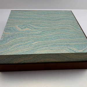 Luxury special <b>paper</b> hard gift box, customized embossed wave <b>pattern</b> packaging box can be customized according to needs - Product Image 5