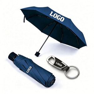 Printed Logo <b>Umbrella</b> Wholesale for Business Event Gift <b>Windproof</b> Portable Fast <b>Umbrellas</b> Custom Promotional Gifts - Product Image 1