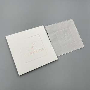 Custom Logo Wholesale Microfiber Jewelry <b>Watch</b> Cleaning Cloth Polishing Cloth for Jewelry - Product Image 1