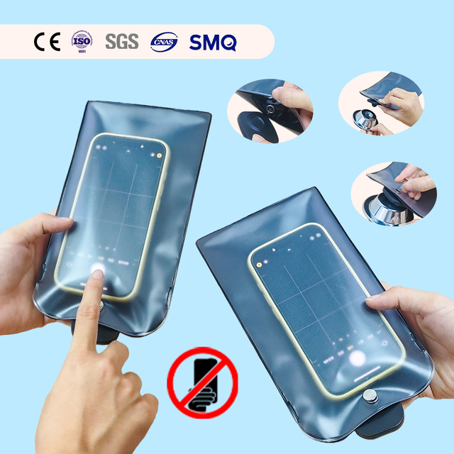 Customised Patterns Anti Camera Mobile Phone Wallet Collection Bags Factory Security Bag Anti-Theft Smart Phone Lockable Pouch