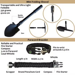 Ngoài trời Đi Bộ Đường Dài cắm trại Cuộc Phiêu Lưu chuyên nghiệp khẩn cấp viện trợ đầu tiên Bộ dụng cụ Sống Còn thiết bị - Product Image 3