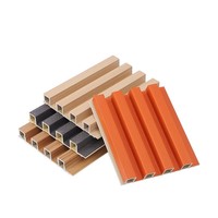 Panneau Mural Wpc Foshan Outdoor Co Extrusion Cannelé Grand Persienne Pvc/wpc Grand Panneau Mural