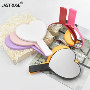 Private Logo Cute Pink Heart <b>Makeup</b> Mirror Luxury Diamond Handle Mirror Rhinestone Make up Mirrors - Product Image 6