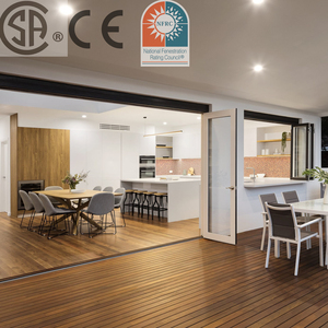 <span class=keywords><strong>Porte</strong></span> pliante en aluminium <span class=keywords><strong>Porte</strong></span> pliante en verre à bris thermique <span class=keywords><strong>Porte</strong></span> accordéon pour patio extérieur - Product Image 3