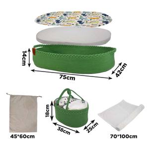 Panier à <span class=keywords><strong>langer</strong></span> pour <span class=keywords><strong>commode</strong></span> de bébé, panier Moïse en corde de coton, panier à <span class=keywords><strong>langer</strong></span> en mousse - Product Image 2