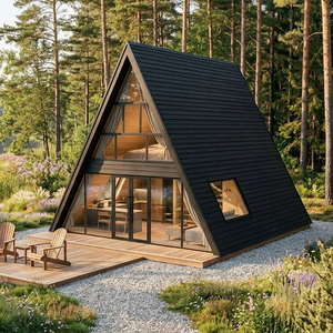 Lodge de Luxe <span class=keywords><strong>Secret</strong></span> Valley : Résidence Touristique Premium, Projet de Développement Hôtelier Boutique, Maison en A-Frame S990 - Product Image 1