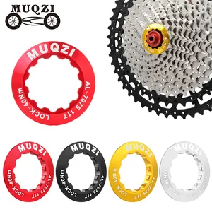 MUQZIバイクフライホイールカバー11スピードカセットロックキャップ超軽量アルミニウム合金ロックリングMTBロード自転車