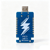 Mini Placa de Desarrollo RP2350-USB-A Basada en Raspberry Pi P2350-USB-A, Interfaz Tipo C, Doble Núcleo, Doble Arquitectura RP2350